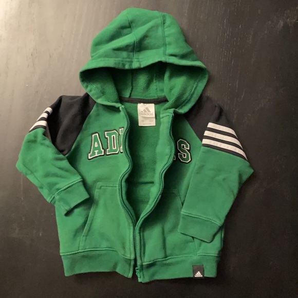 Adidas zip up sweater size 24M - Picture 2 of 6